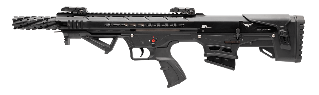 bullpup av tüfekleri tetik mekanizmasının şarjör önüne yerleştirildiği, veya şarjörün tetik sisteminin arkasına yerleştirildiği av tüfekleridir. Kısa olmasından dolayı kolay taşınabilir şarjörlü av tüfeğidir.