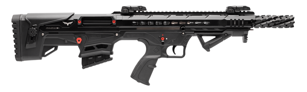 bullpup av tüfekleri tetik mekanizmasının şarjör önüne yerleştirildiği, veya şarjörün tetik sisteminin arkasına yerleştirildiği av tüfekleridir. Kısa olmasından dolayı kolay taşınabilir şarjörlü av tüfeğidir.